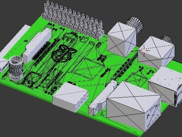 raspberry pi boş diğer 3D print model - Mito3D