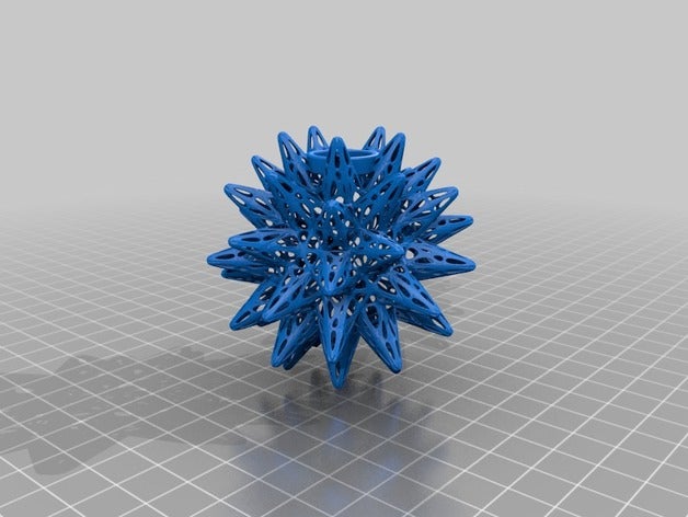 estrela abajur arte 3D print model - Mito3D