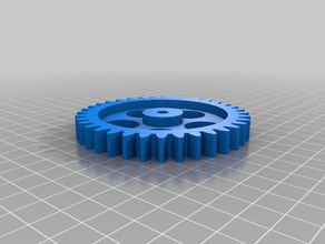 my customized involute spur gear hobby 3d print model - Mito3D