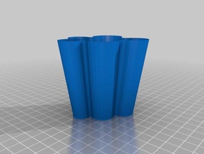 alto jarrón decoración 3d print model - Mito3D