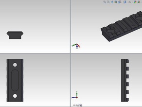 airsoft rail parts 3d printing 3d print model - Mito3D