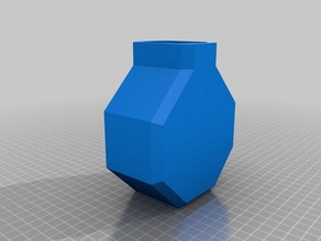 edge flask containers 3d print model - Mito3D