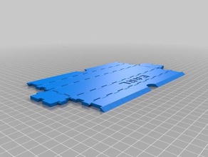mis personalizado plegable palabra lápiz caso de earl oficina 3d print model - Mito3D