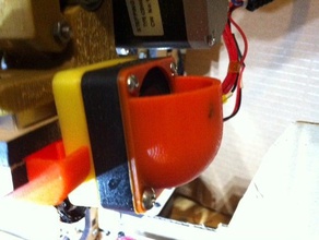 makerfarm prusa i3 magma sistema de refrigeración remix 3d la impresora accesorios ventilador 3d print model - Mito3D