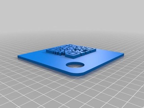 código qr chev organización personalizado 3d print model - Mito3D