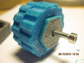 hybrid-ogoo gedruckt kleine Roboter Rad in der Robotik Schimmel 3d print model - Mito3D