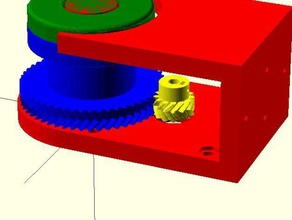 küçük güçlü vinç Robotik customizer openscad parametrik skycam step motor wirebot 3d print model - Mito3D