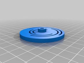 delikli disk Robotik cam customizer kodlayıcı motor openscad döner sensörü zamanlama tekerlek 3d print model - Mito3D