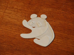 little panda - Spielzeug Spiel Zubehör 3d print model - Mito3D