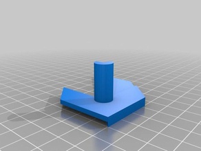 piccolo centro della piazza mano strumenti foratura tassello di legno lavorazione del 3d print model - Mito3D