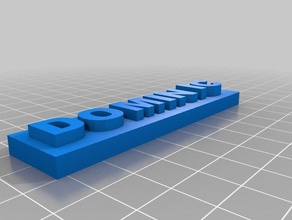nameplate other 3d print model - Mito3D
