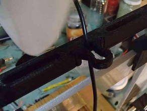 puente refuerzo-guia para soporte rollo prusa i3 3d printer parts bobina filamento mount spool 3d print model - Mito3D