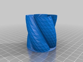 my one turn customized spirograph vase math art 3d print model - Mito3D