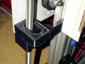 ord bot anti-wobble system 3d printer parts axis hadron lead screw nut block 3d print model - Mito3D