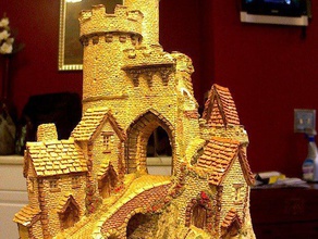 winter castle art makerbotdigitizer scan 3d print model - Mito3D