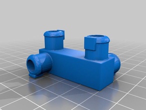 coupling 90 degrees 11 mm 3d printer accessories biltema hose mendel prusa 3d print model - Mito3D