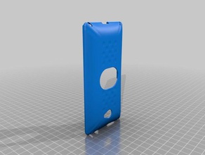 htc 8x thin case mobile phone cell 3d print model - Mito3D