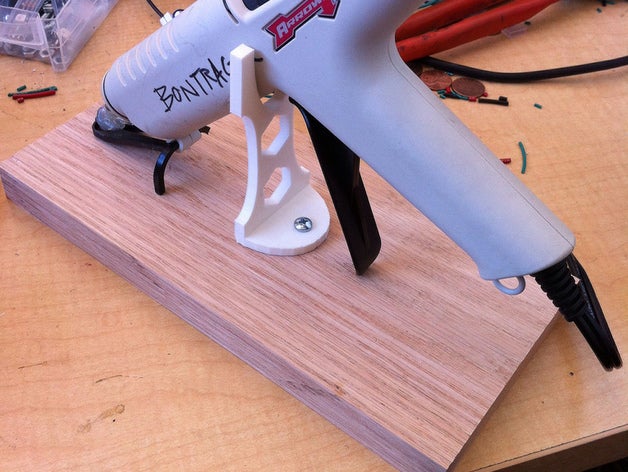 arrow tr550 hot glue gun mount parts 3D print model - Mito3D