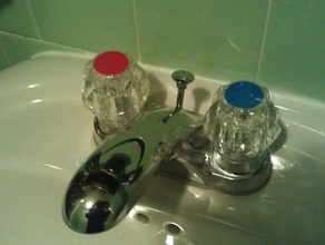 faucet caps replacement parts 3d homeimprovement household openscad useful 3d print model - Mito3D