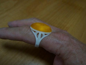 anel de poder anéis a arte artística jóia jóias senhor do modo ornamento rign 3d print model - Mito3D