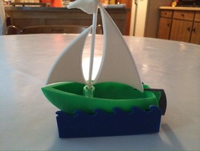 skyblues sailboat mod sculptures 3d print model - Mito3D