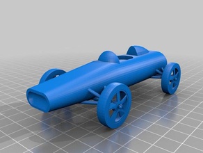 vintage yarış arabası oyuncaklar oyunlar özelleştirilmiş 3d print model - Mito3D