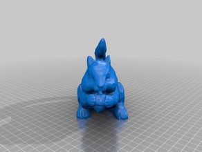 Streifenhörnchen 1 mein scan-2013-10-06 0335 Uhr durchsucht Replikate makerbotdigitizer 3d print model - Mito3D