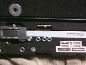 caliper case insert parts 3d print model - Mito3D