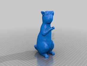Streifenhörnchen 2 mein scan-2013-10-07 1113 bin durchsucht Replikate makerbotdigitizer 3d print model - Mito3D