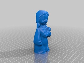 noiva varreduras réplicas makerbotdigitizer 3d print model - Mito3D