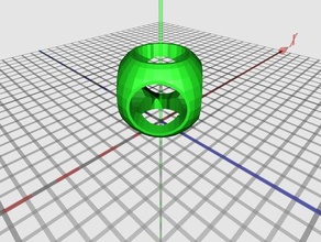 hollow circle altri openscadtutorial 3d print model - Mito3D