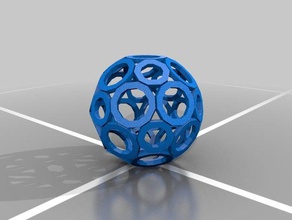 geodetica variazioni per la matematica arte 3d print model - Mito3D