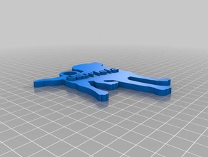 gabriela Schlüsselbund Schlüsselanhänger angepasst 3d print model - Mito3D