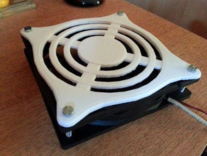 12cm ventilador protector de parrilla 3d la impresora accesorios rejilla del 3d print model - Mito3D