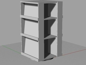 karins kids bookcase other 3d furniture 3d print model - Mito3D