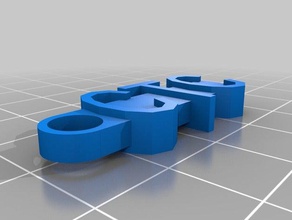 ctc keychain organization customized 3d print model - Mito3D