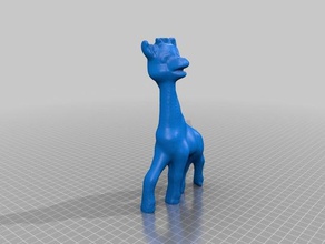 toy giraffe art makerbotdigitizer scan 3d print model - Mito3D
