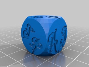 friend dice customized 3d print model - Mito3D