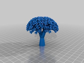 gabes customized recursive broccoli math art 3d print model - Mito3D