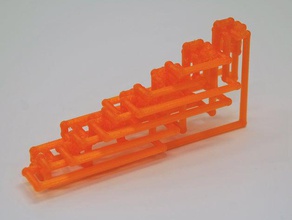 orthogonale Zeichnung k7 graph Mathematik 3d print model - Mito3D