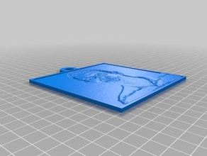 pedro utep 2d art personalizado 3d print model - Mito3D