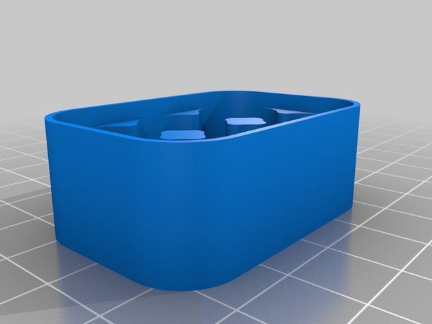 aaa 6 superior recipientes personalizado 3D print model - Mito3D