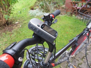 bisiklet gidon mount garmin Oregon 300 ccxhcx spor açık havada gps efsane navigator openscad parametrize vista 3d print model - Mito3D