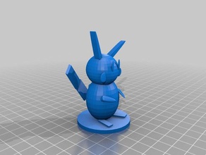 pikachu accessories awesome cool cute 3d print model - Mito3D