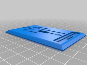 Männer off light switch cover-text andere 3d print model - Mito3D