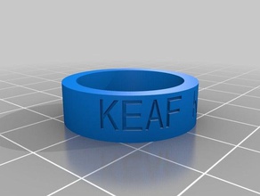kifkif les anneaux personnalisé 3d print model - Mito3D
