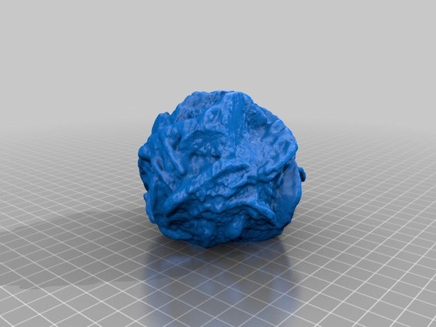 Gips rosette Kunst Geologie geoscience iowastate makerbotdigitizer mineral scan 3D print model - Mito3D
