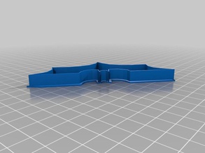 batman cookie cutter household cutters 3d print model - Mito3D