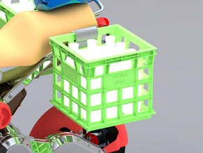 milk crate model furniture 3d print model - Mito3D