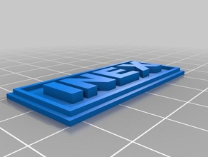 logo inex signs logos 3d print model - Mito3D